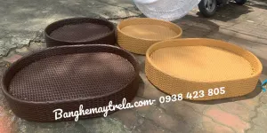 Khay nổi nhựa giả mây hồ bơi ngoài trời