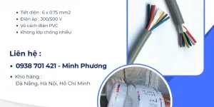 Cáp điều khiển Altek Kabel 6x0.75mm2 tại Đà Nẵng