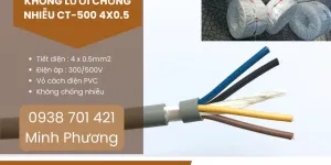 Cáp điều khiển không lưới chống nhiễu CT-500 tại Huế, Quảng Nam, Khánh Hòa