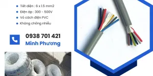 Cáp điều khiển không lưới chống nhiễu 6x1.5 tại Đà Nẵng