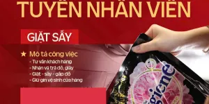 Tuyển nhân viên giặt sấy quần áo tại Q8, TPHCM