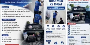 Cơ Điện Lạnh tuyển LĐPT tại Thủ Đức