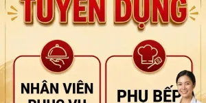 Tuyển nhân viên phục vụ, phụ bếp, thu ngân tại Đông Đại, TP.HCM