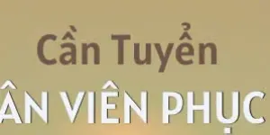 Tuyển nhân viên phục vụ quán nhậu ở Q10